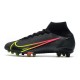 Nike Mercurial Superfly VIII Elite AG-Pro Black x Prism - Noir Jaune Rouge