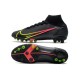 Nike Mercurial Superfly VIII Elite AG-Pro Black x Prism - Noir Jaune Rouge