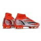 Nike Mercurial Superfly VIII Elite AG-Pro Rouge Piment Noir Fantôme Orange Total