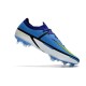 Crampons Foot Nike Phantom GT II Elite FG Sapphire Volt Gris Brouillard Bleu
