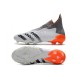 adidas Predator Freak + FG/ AG Blanc Acier Métallique Rouge Solaire