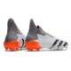 adidas Predator Freak + FG/ AG Blanc Acier Métallique Rouge Solaire