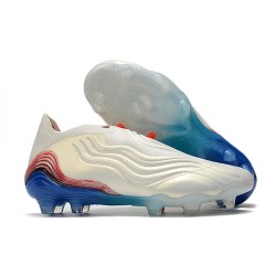 Chaussures adidas Copa Sense+ FG Blanc Bleu Rouge