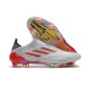 Crampon adidas X Speedflow+ FG Blanc Acier Métallique Rouge Solaire