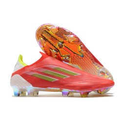 Crampon adidas X Speedflow+ FG Rouge Noir Rouge Solaire