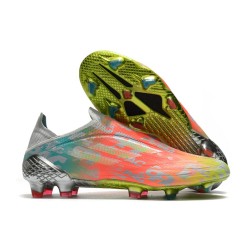 Crampon adidas X Speedflow+ FG Onix Transparent Blanc Jaune Solaire