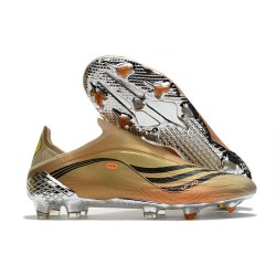 Crampon adidas X Speedflow+ FG Tech Métallique Noir Intense Orange