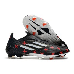 Crampon adidas X Speedflow+ FG Noir Blanc Rouge