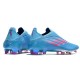 Crampon adidas X Speedflow+ FG Ciel Rose Choc Equipe Blanc