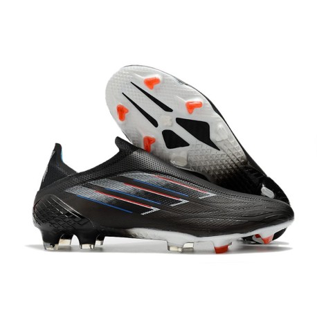 Crampon adidas X Speedflow+ FG Noir Rouge