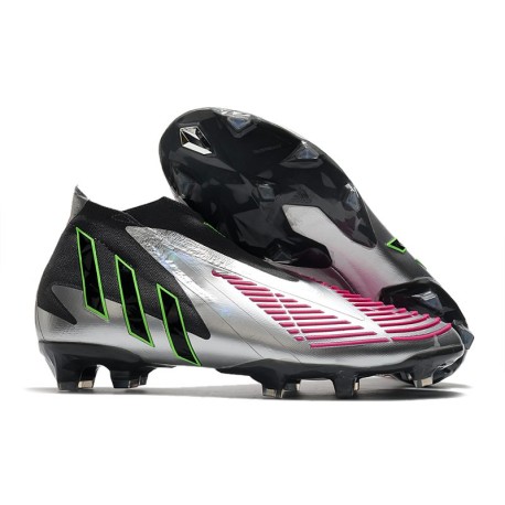 adidas Crampon Predator Edge + FG Argent Noir Rose