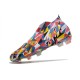 adidas Crampon Predator Edge + FG Bleu Equipe Jaune Rouge Solaire