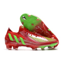 adidas Predator Edge.1 FG Low Cut Rouge Vert