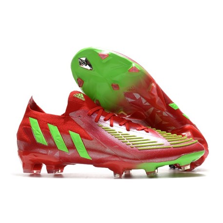 adidas Predator Edge.1 FG Low Cut Rouge Vert