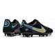 Crampons Nike Tiempo Legend 9 Elite FG Noir Or Bleu