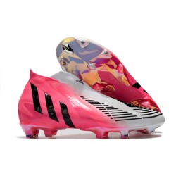 adidas Crampon Predator Edge + FG LZ+ Solar Rose Noir Blanc