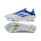 Crampon adidas X Speedflow+ FG Blanc Indigo Ciel