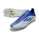 Crampon adidas X Speedflow+ FG Blanc Indigo Ciel