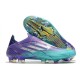 Crampon adidas X Speedflow+ FG Violet Rush Argent Métallique Menthe Rush