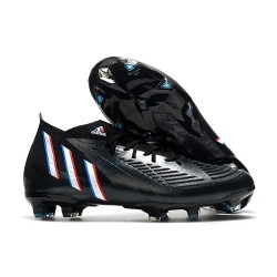 adidas Predator Edge.1 FG Nouvelle Noir Blanc Rouge Vif