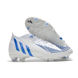 adidas Predator Edge.1 FG Nouvelle Blanc Bleu Hi Res Blanc