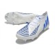adidas Predator Edge.1 FG Nouvelle Blanc Bleu Hi Res Blanc