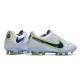 Crampons Nike Tiempo Legend 9 Elite FG Blanc Bleu