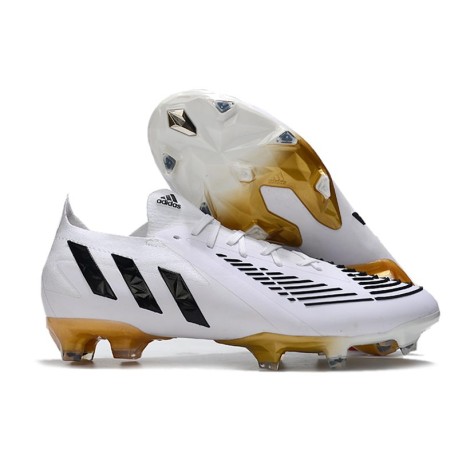 adidas Predator Edge.1 FG Low Cut Blanc Or Noir