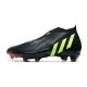adidas Crampon Predator Edge + FG Noir Vert