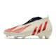 adidas Crampon Predator Edge + FG Showdown - Blanc Rouge Doré