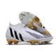 adidas Crampon Predator Edge + FG Blanc Noir Or