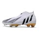 adidas Crampon Predator Edge + FG Blanc Noir Or