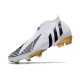 adidas Crampon Predator Edge + FG Blanc Noir Or