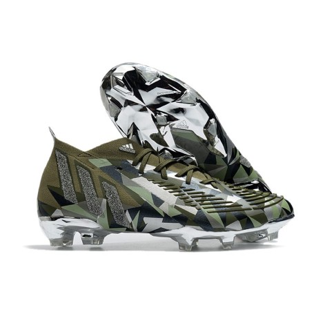 adidas Predator Edge.1 FG Swarovski - Vert Argenté ÉDITION LIMITÉE