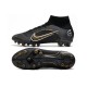 Nike Mercurial Superfly VIII Elite AG-Pro Noir Or Métallique Argent Métallique