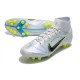 Nike Mercurial Superfly VIII Elite AG-Pro Ballon Gris Bleu Foncé