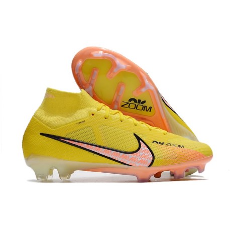 Nike Air Zoom Mercurial Superfly IX Elite FG &nbsp;Lucent - Jaune Crépuscule Barely Grape
