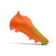 adidas Crampon Predator Edge + FG Rouge Solaire Vert Solaire Equipe Noir