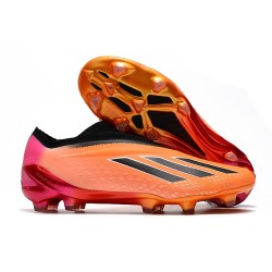 adidas X Speedportal+ FG Chaussures Orange Noir