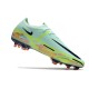 Crampons Nike Phantom GT II Elite FG Vert Solaire Noir Jaune Solaire