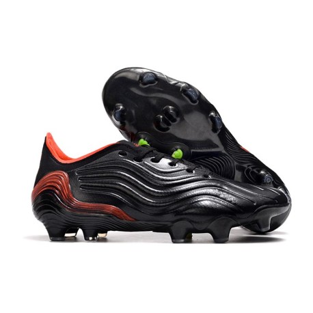 Crampon adidas Copa Sense.1 FG Noir Rouge Solaire Vert Solaire Equipe