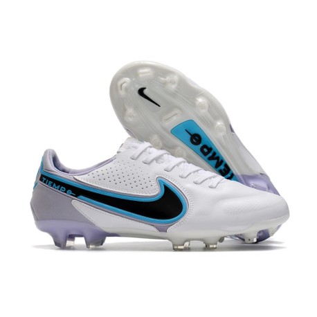 Crampons Nike Tiempo Legend 9 Elite FG Blanc Noir