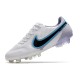 Crampons Nike Tiempo Legend 9 Elite FG Blanc Noir