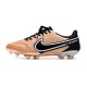 Crampons Nike Tiempo Legend 9 Elite FG Cuivre Métallique Blanc Noir Cassé