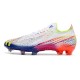 adidas Predator Edge.1 FG Low Cut Blanc Jaune Solaire Bleu Power