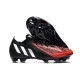 adidas Predator Edge.1 FG Low Cut Noir Blanc Rouge
