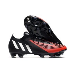 adidas Predator Edge.1 FG Low Cut Noir Blanc Rouge