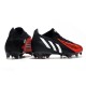 adidas Predator Edge.1 FG Low Cut Noir Blanc Rouge