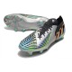 adidas Predator Edge.1 FG Low Cut Argent Métallique Noir Jaune Solaire