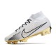 Nike Air Zoom Mercurial Superfly IX Elite FG Blanc Or Noir